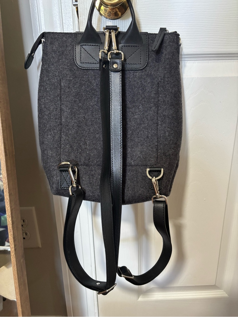 NWOT Graf Lantz Bedford Mini Backpack, Charcoal, OS - Picture 3 of 8